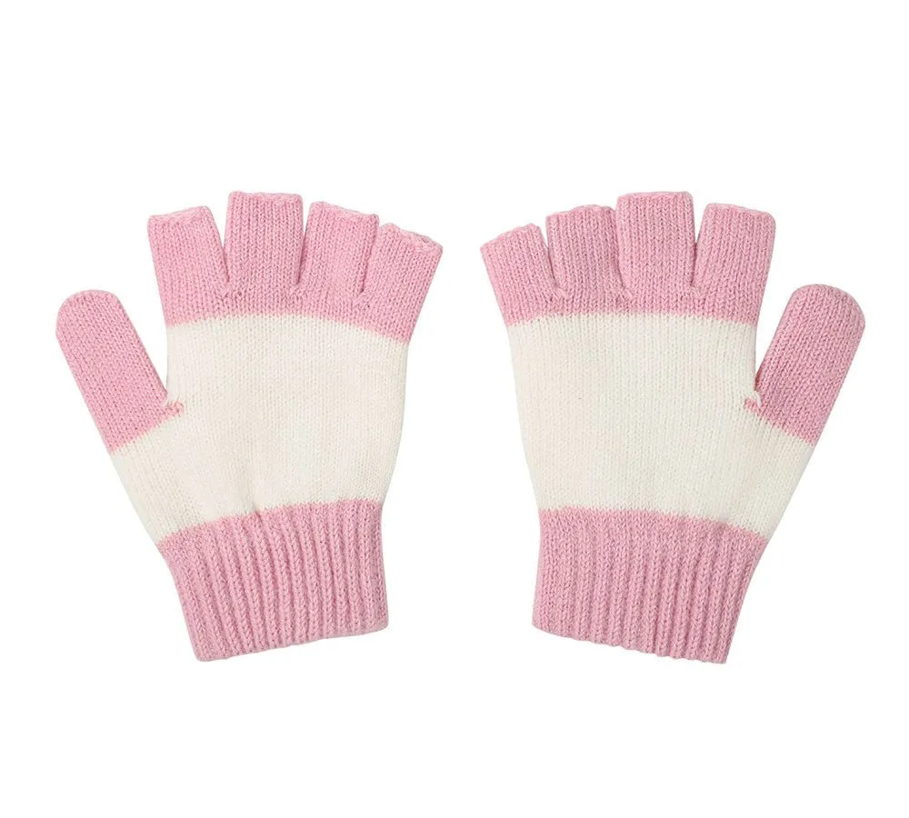 Kids Knit Unicorn Beanie & Gloves Set