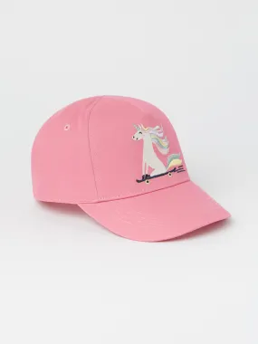 Kids Unicorn Applique Cap