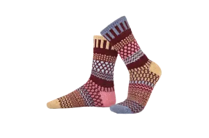 Larkspur Recycled Cotton Crew Socks