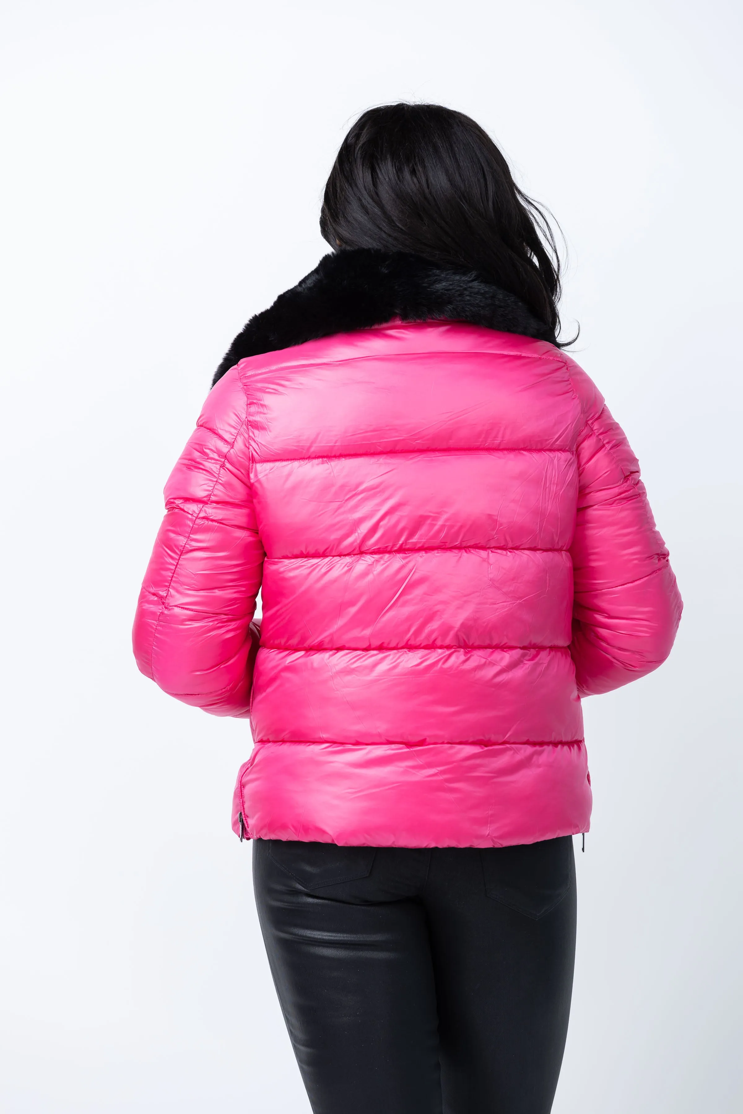 Love Token Jessie Jacket in Hot Pink