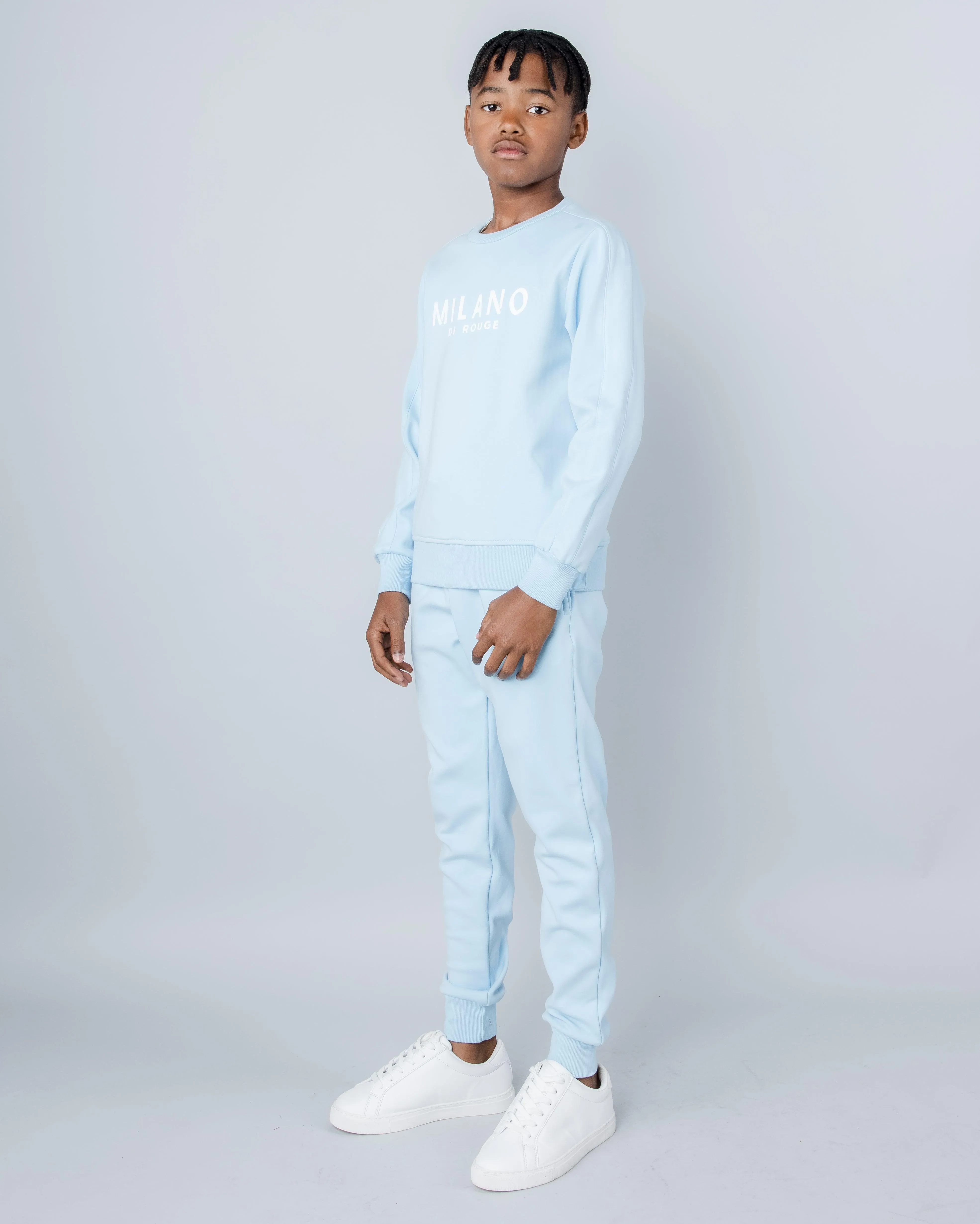 Lux Kids Crewneck Signature Sweatsuit