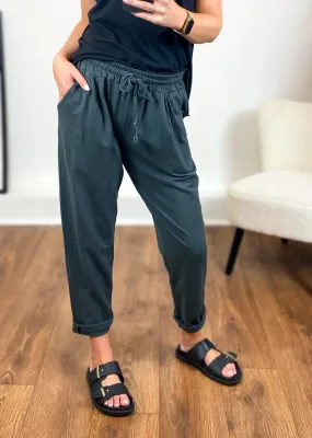 Maison  Tie Waist Joggers