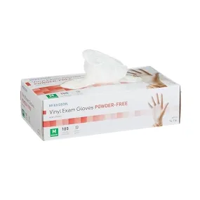 McKesson Powder Free Vinyl Gloves Medium 14116 100ct