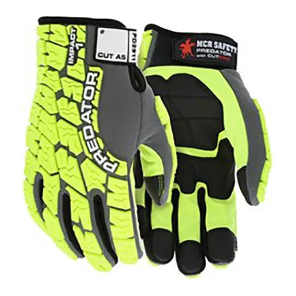 MCR Predator Mechanics Impact Resistant Gloves PD2911