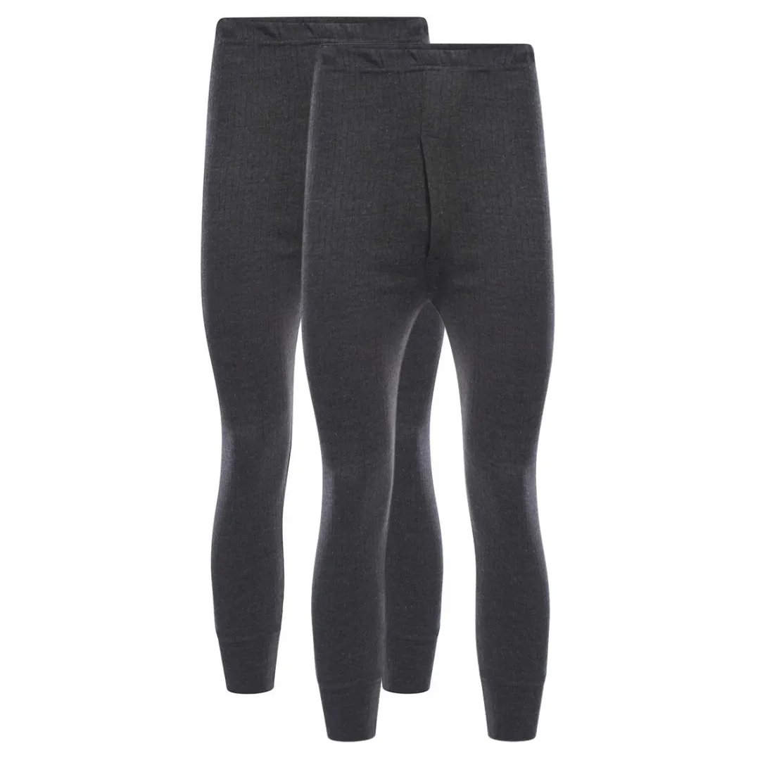 Men's Premium (Pack of 2) Thermal Trouser (Charcoal)