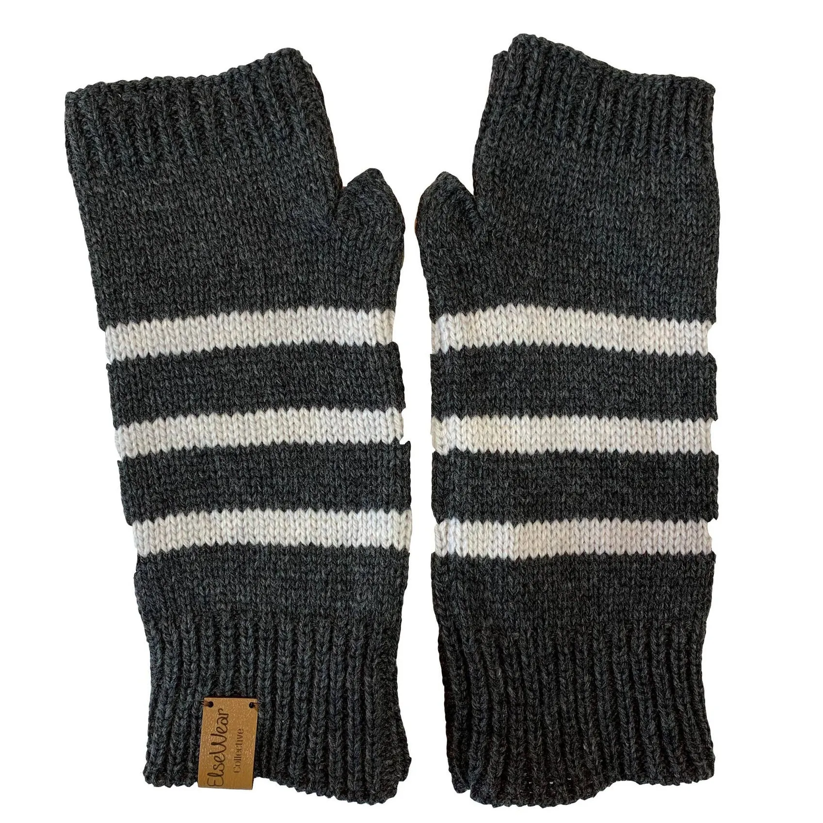 Merino Wool Moffat Fingerless Mittens in Multiple Colors by ElseWhere Collective