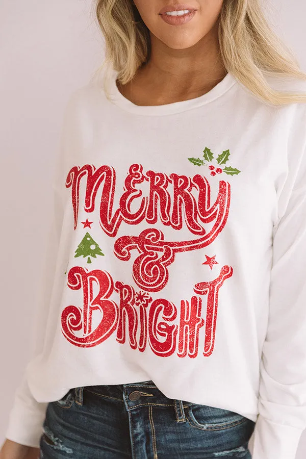 Merry And Bright Sweatshirt