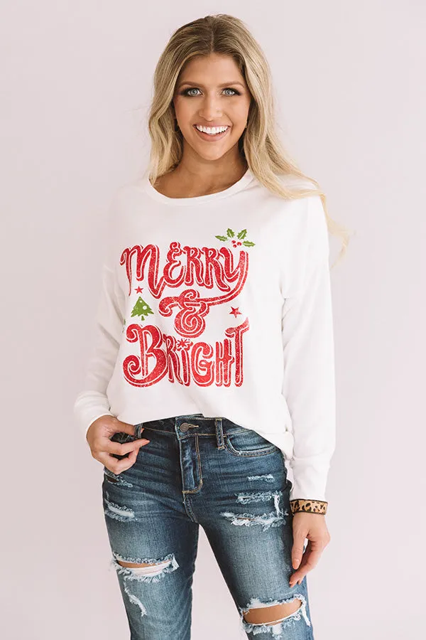 Merry And Bright Sweatshirt