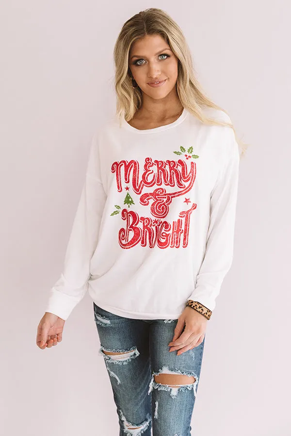 Merry And Bright Sweatshirt