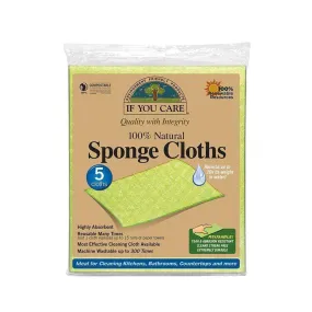 Natural Sponge Cloths (5) - If You Care