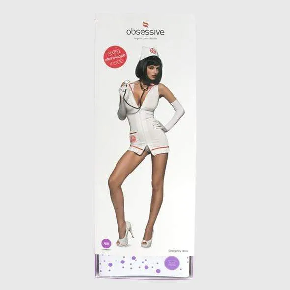 Obsessive - Emergency Nurse Costume S/M (White)