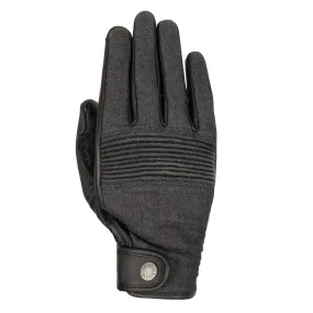 Oxford Kickback Women Motorcycle Gloves Charcoal Grey