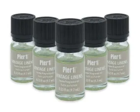 Pier 1 Set of 5 Vintage Linens Fragrance Oils