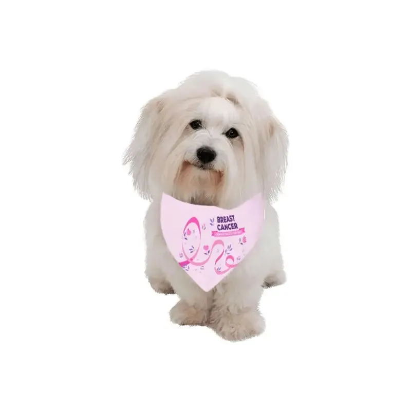 Pink Bandana for Dogs Supporting Breast Cancer Awareness