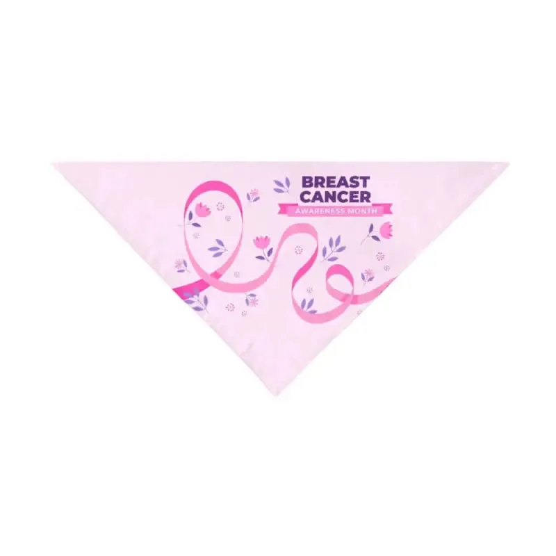 Pink Bandana for Dogs Supporting Breast Cancer Awareness