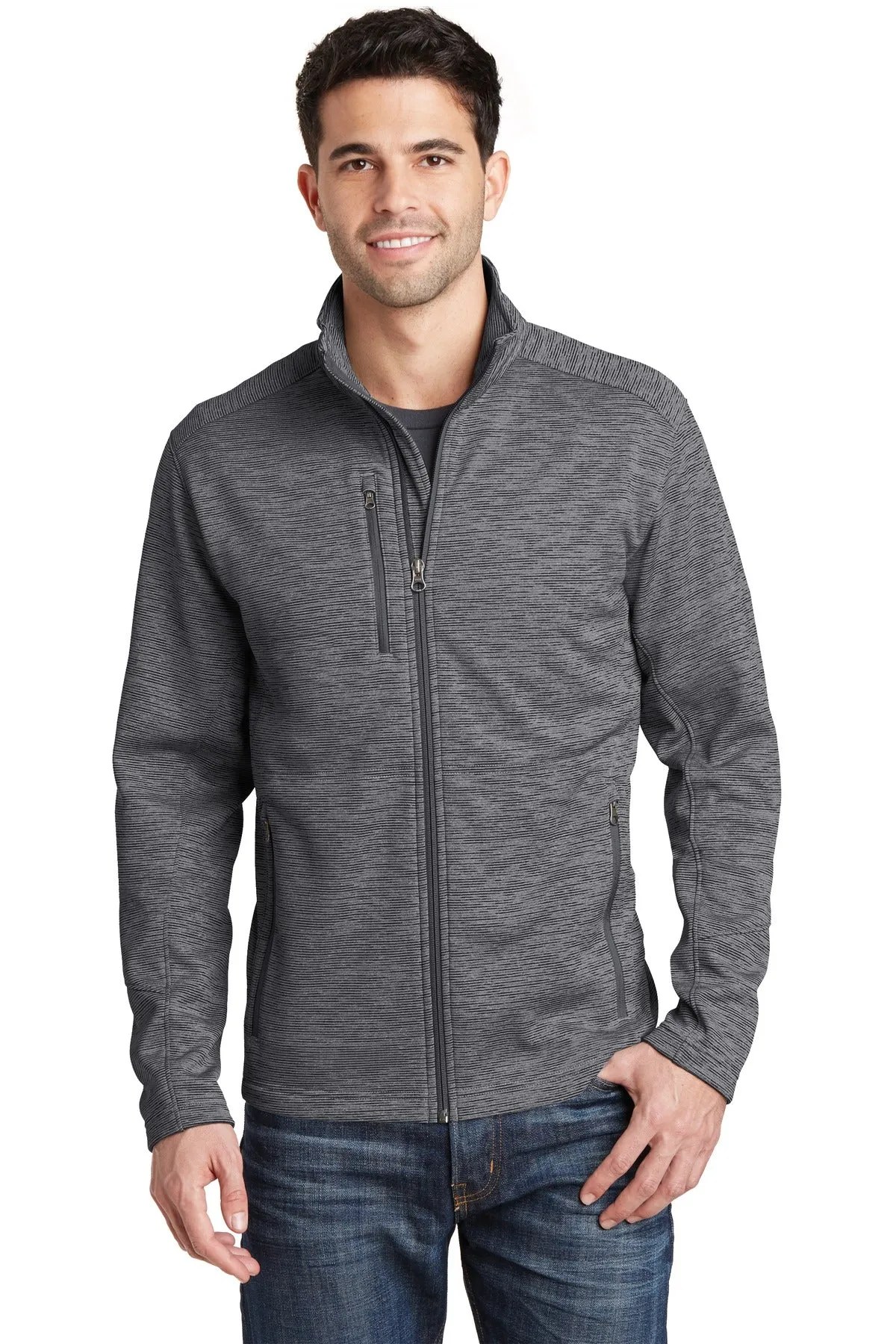 Port Authority® Digi Stripe Fleece Jacket. F231