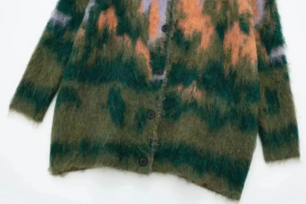 Pre Order:  Contrast Color Cardigan - @itsjacqueblue