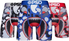 PSD Men's Boxer Brief Multi/Team Wf 3Pk