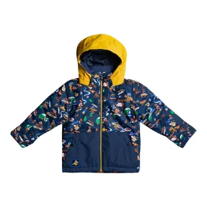 Quiksilver 2023 Little Mission Kids Jacket - Insignia Blue Snow Aloha