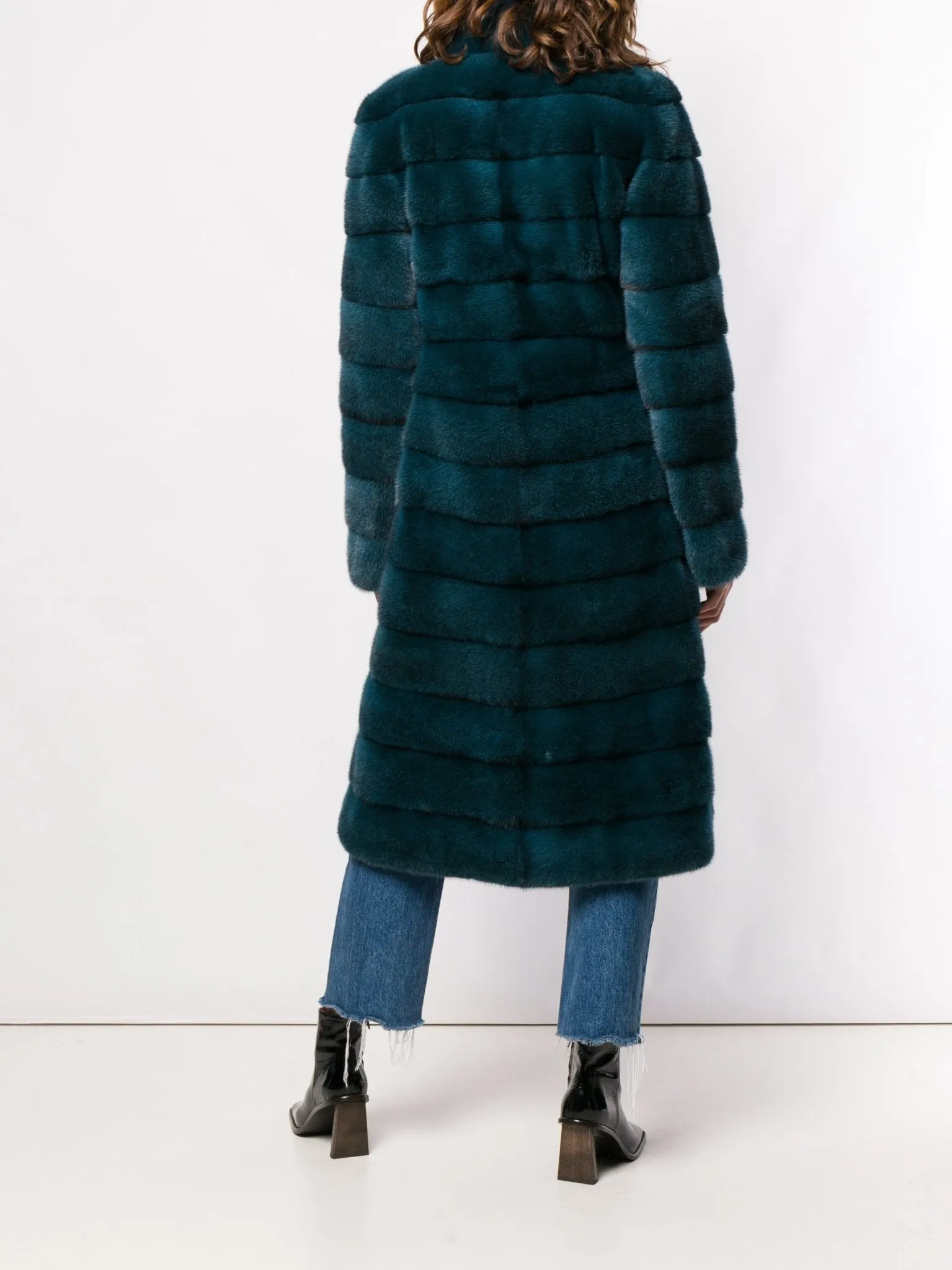 "VALENCIA" Mink Coat with Collar