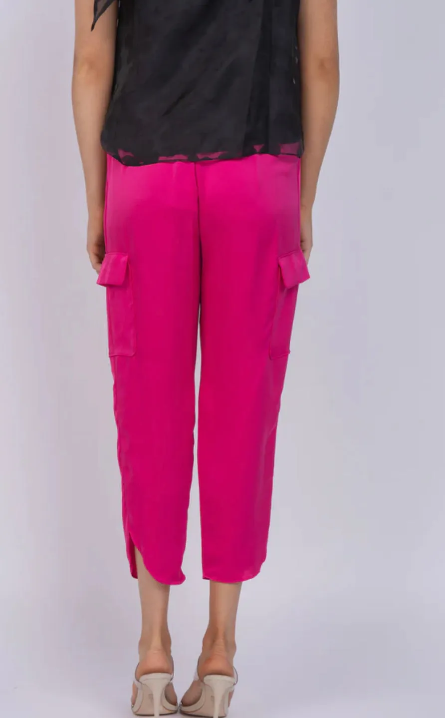 Ramy Brook Satin Allyn Pant Pink