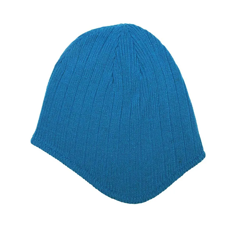 Rib-Knit Ear-Flap Beanie