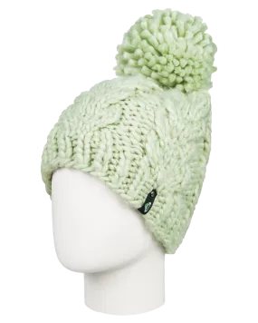 Roxy Women's Winter Beanie - Cameo Green