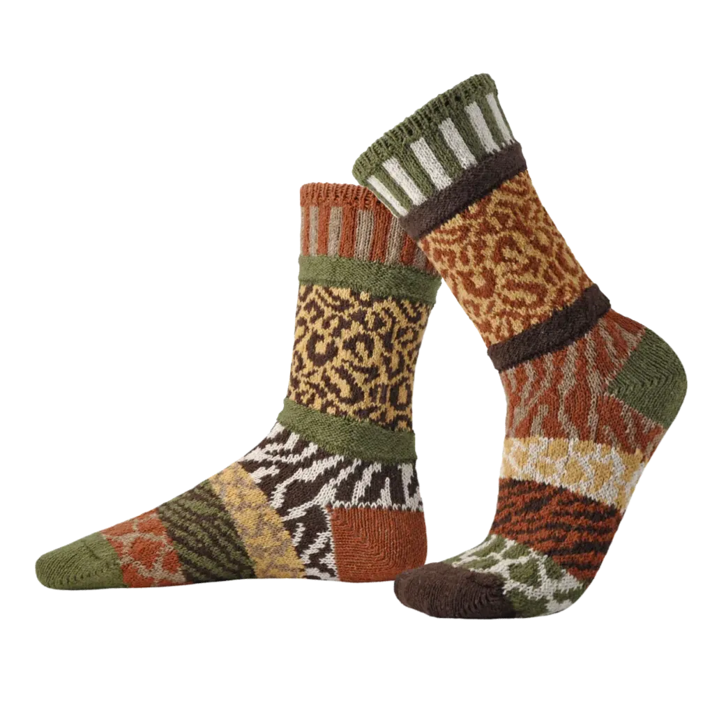 Savanna Recycled Cotton Crew Socks