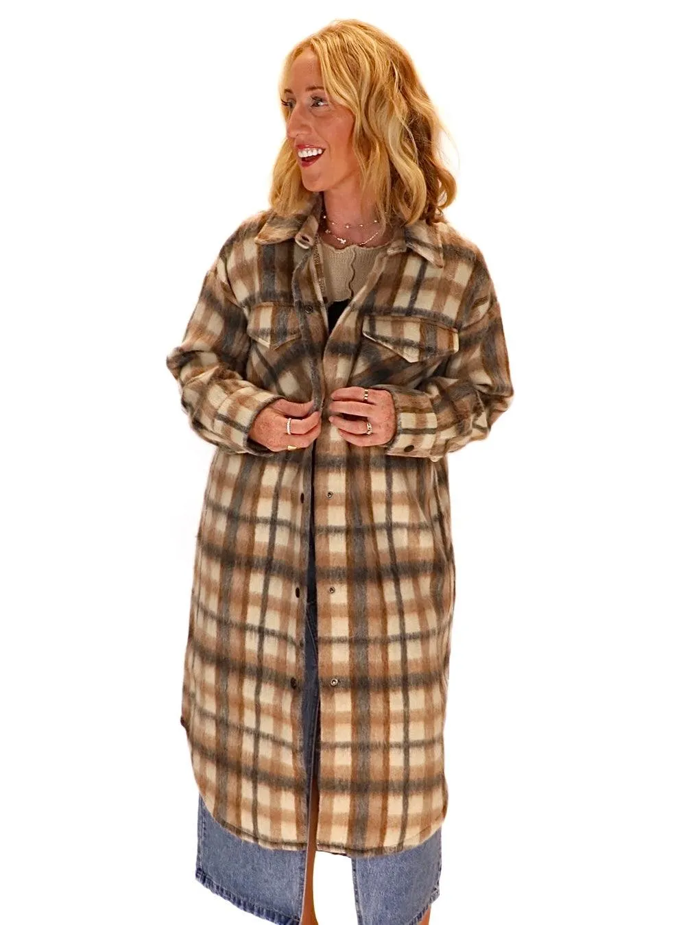 Shelton Plaid Shacket