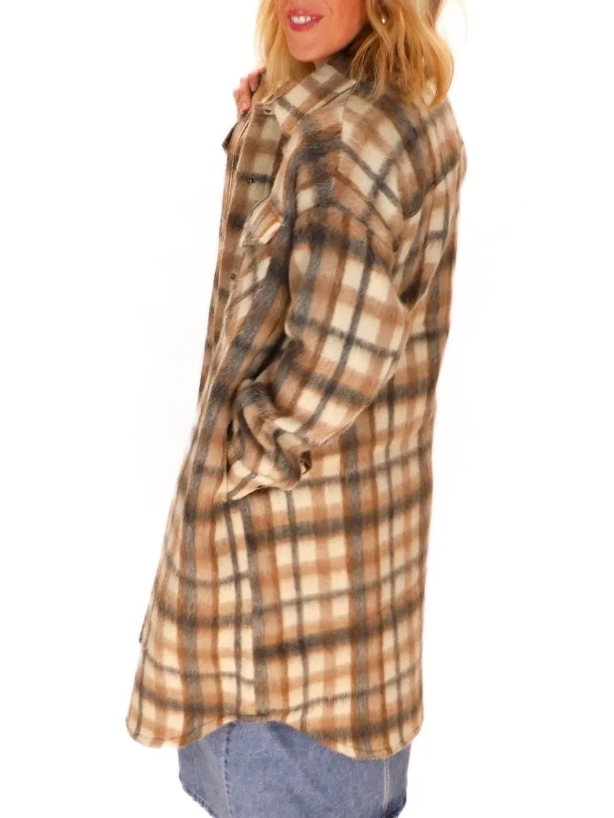 Shelton Plaid Shacket