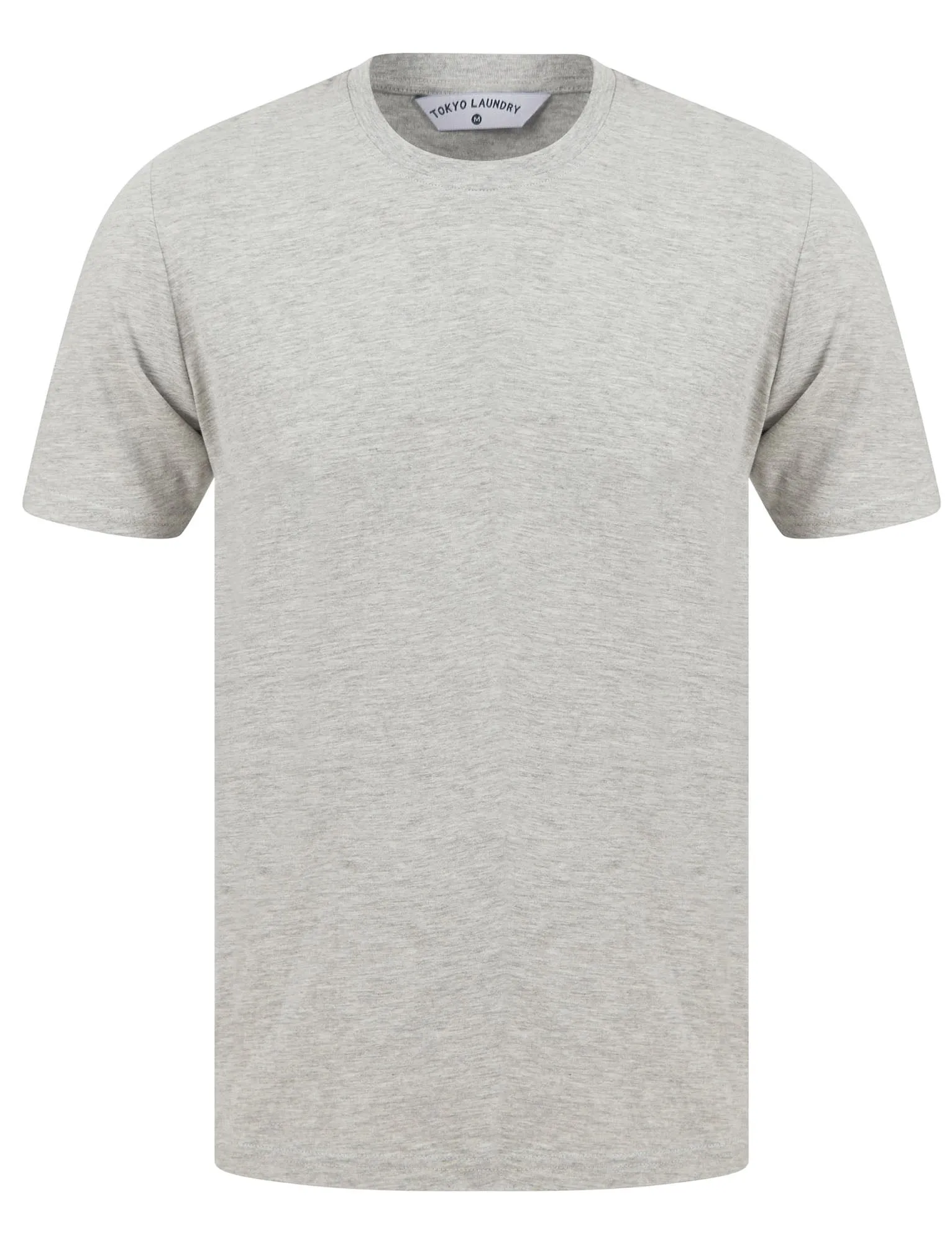 Spectre (5 Pack) Crew Neck Cotton T-Shirts in Black / Light Grey Marl / Winetasting / Lichen Green / Navy - Tokyo Laundry