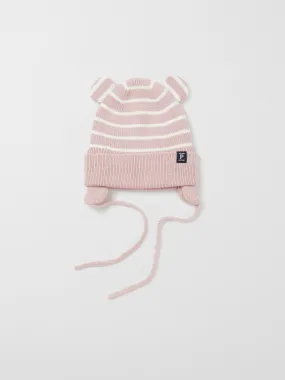 Striped Knitted Baby Hat