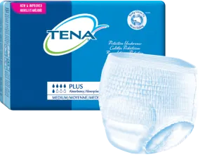 Tena 72633 Protective Underwear Plus Absorbency, Large, 114 - 147cm (45 - 58") White