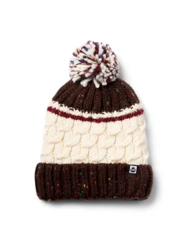 Tiree - Bobble Hat - Pink - Brown