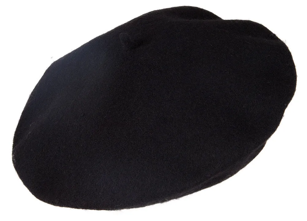 TopHeadwear 100% Wool Fashion Knit Beret