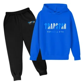 Trapstar Tracksuit Blue and Black