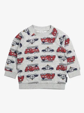 Vehicle Print Kids Sweatshirt