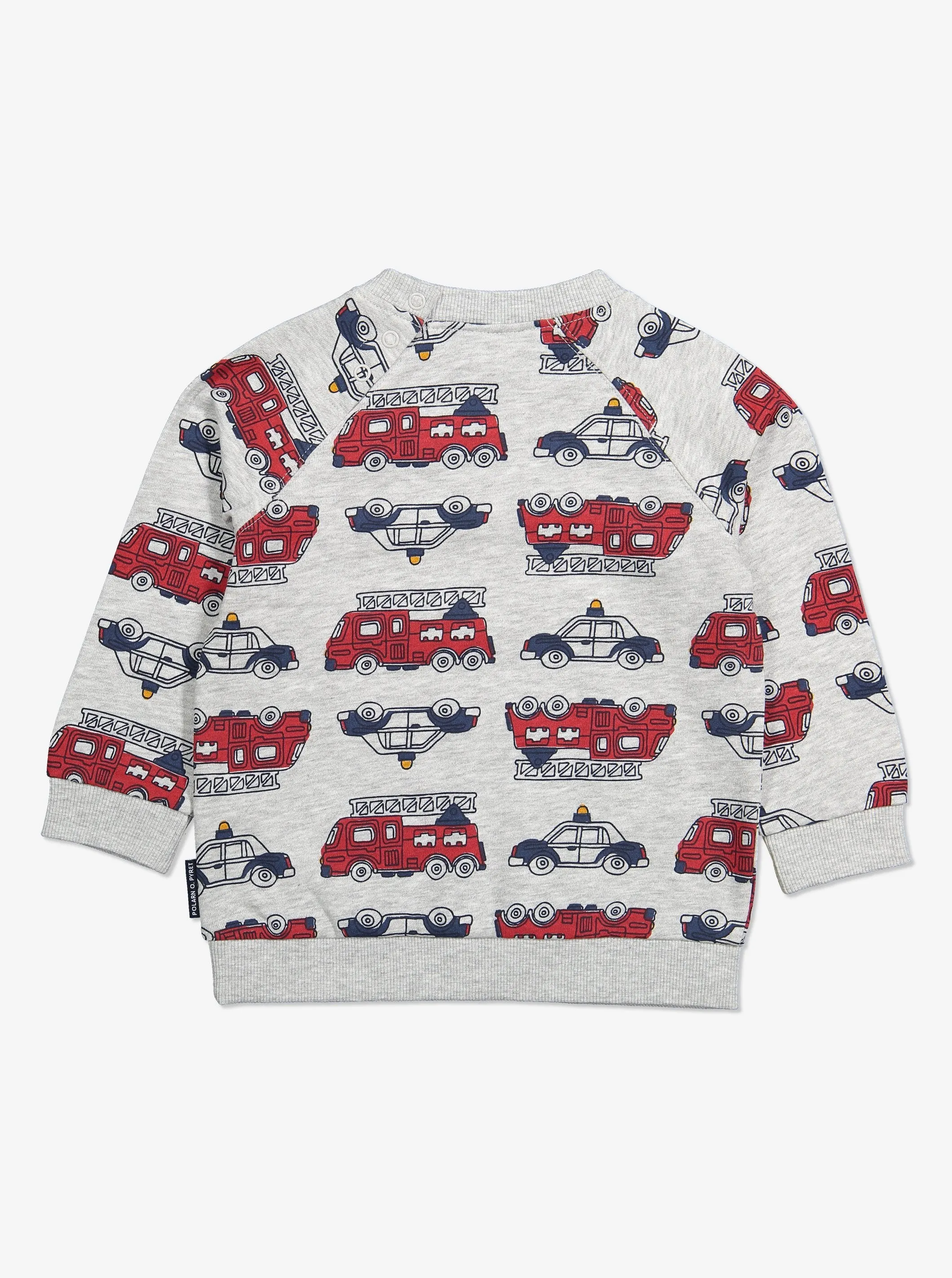 Vehicle Print Kids Sweatshirt
