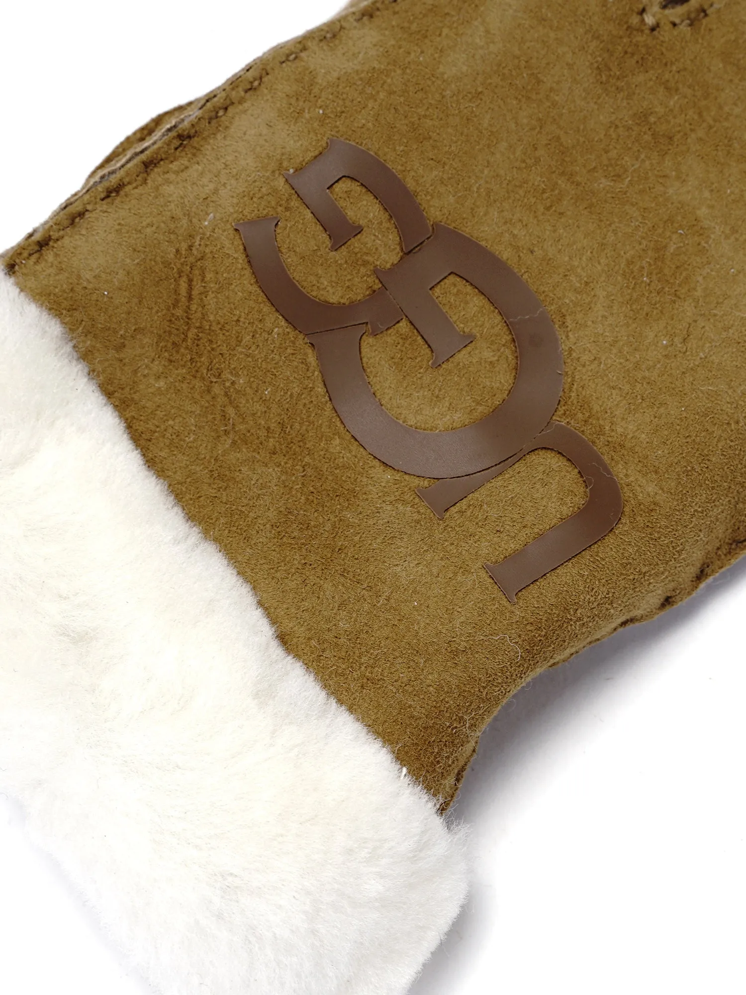 W SHEEPSKIN LOGO GLOVE