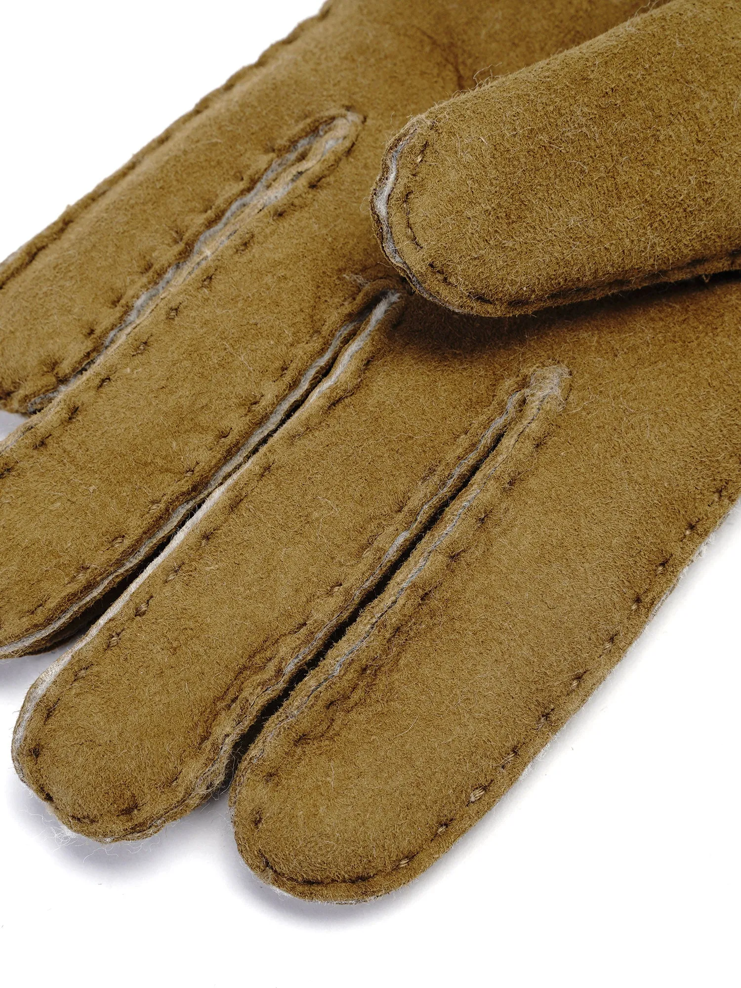 W SHEEPSKIN LOGO GLOVE