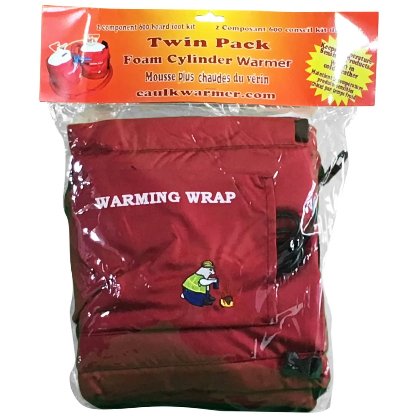 Warming Wrap 600 Board Foot Twin Foam Cylinder Heater Wraps for AB Units