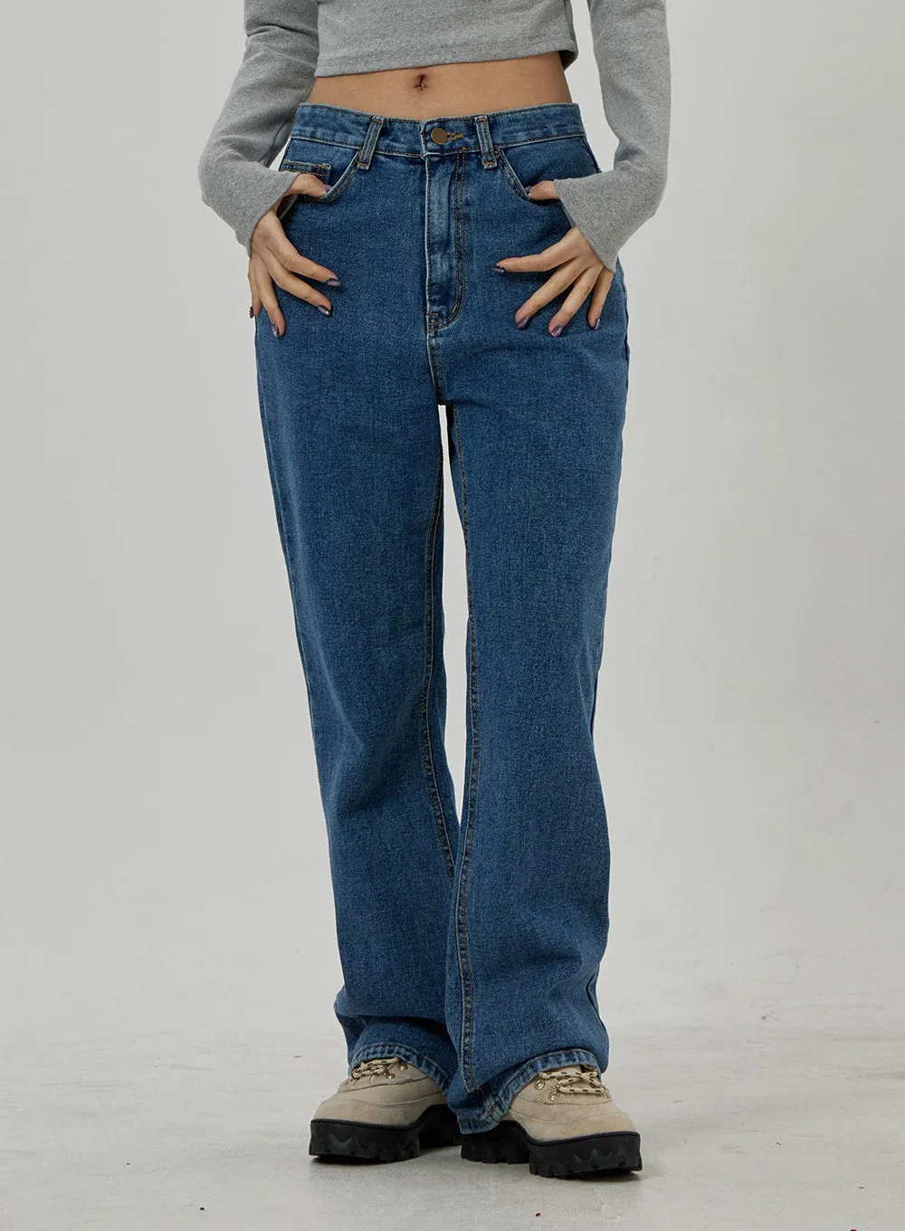 Wide Bootcut Jeans CD21