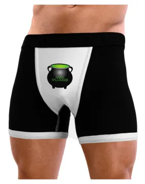 Witches Cauldron Happy Halloween Mens Boxer Brief Underwear