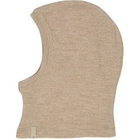 Wool Balaclava - khaki melange