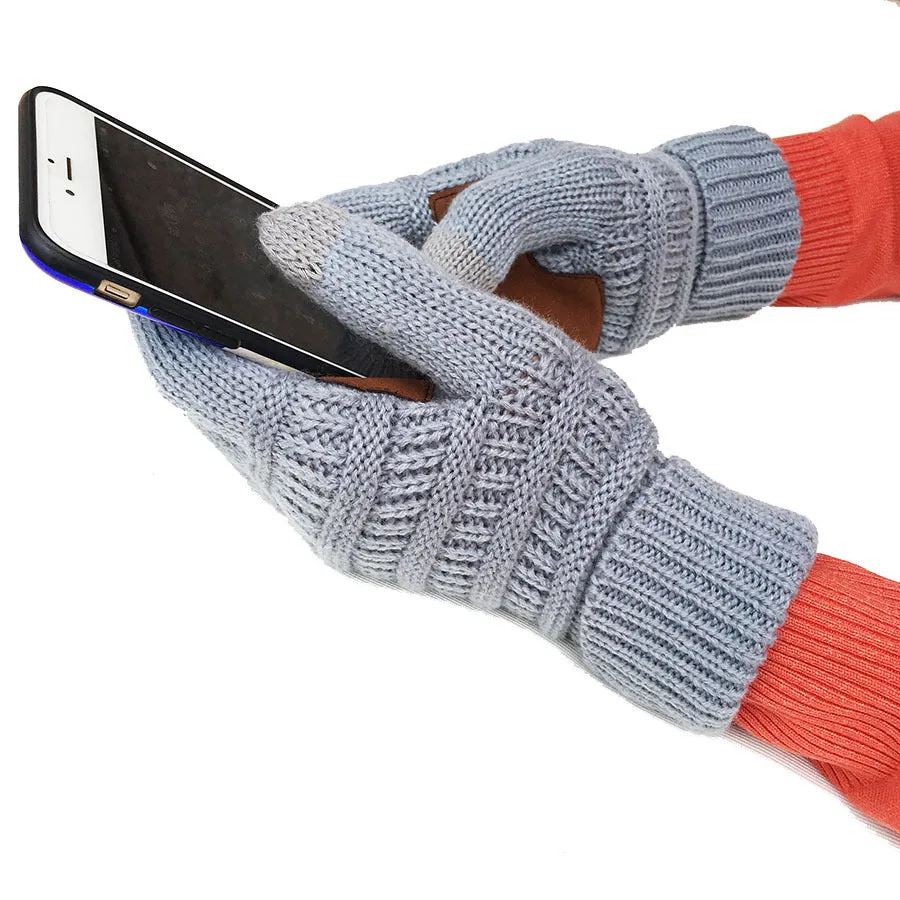 Wool Knitted  Winter Gloves