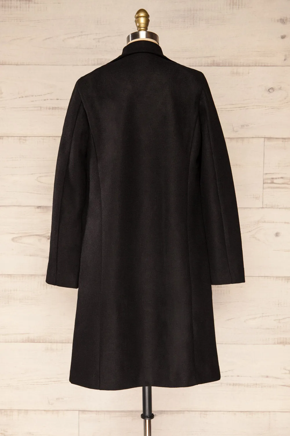 Youri Black | Buttoned Trench Coat w/ Pockets