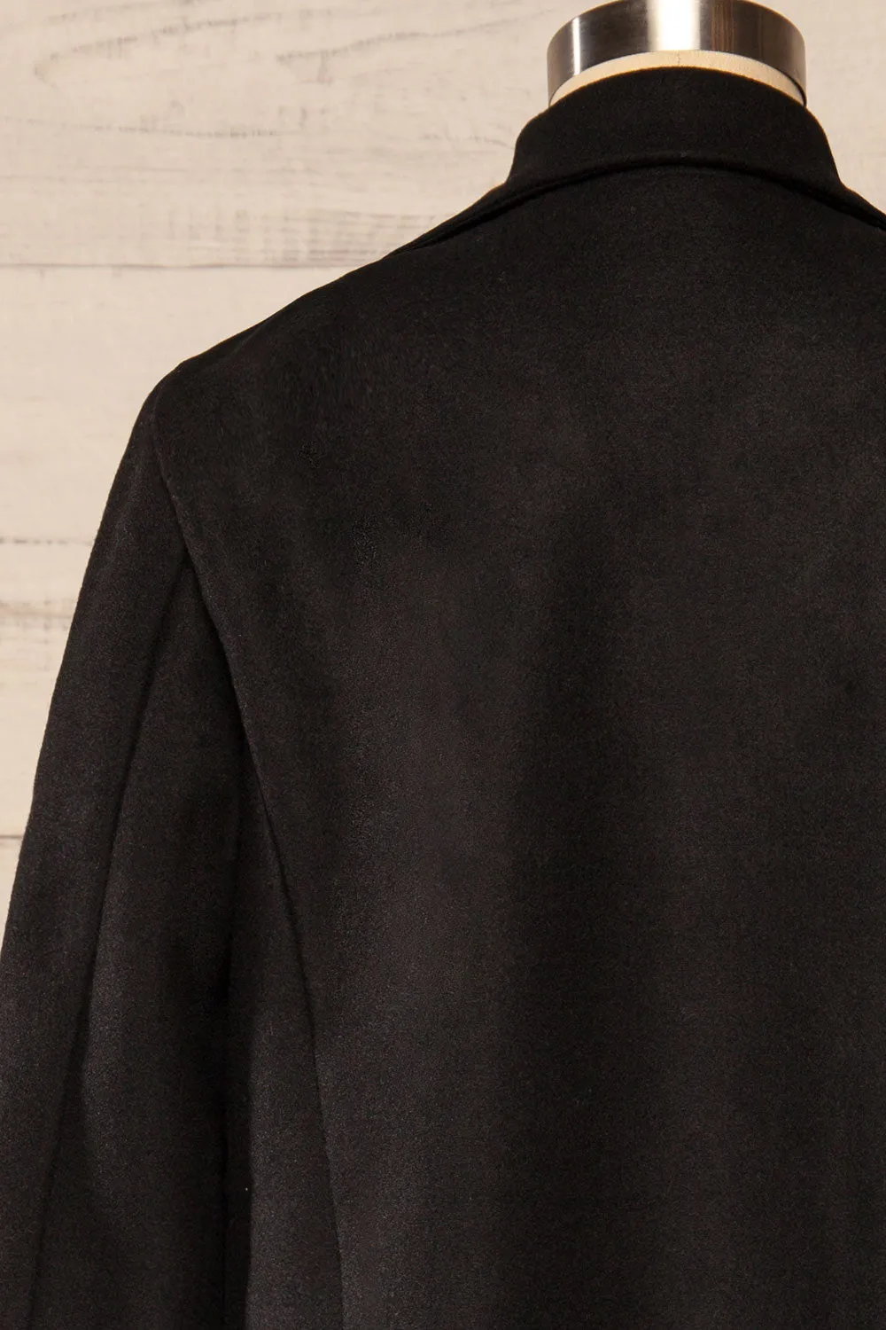 Youri Black | Buttoned Trench Coat w/ Pockets